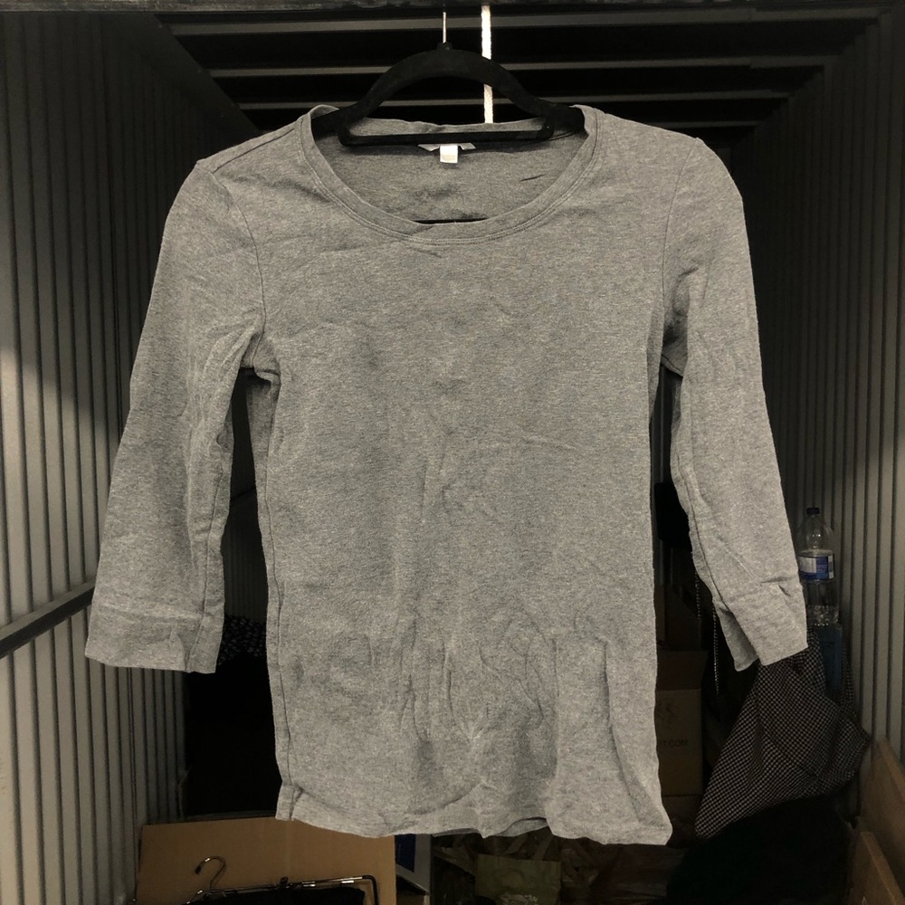 Grey long sleeve Uniqlo